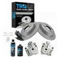 thumbnail image 1 of TRQ Rear Brake Calipers Ceramic Pads & Rotors Fits 2007-2008 Mini Cooper BKA23534, 1 of 6