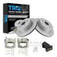 thumbnail image 1 of TRQ Rear Brake Pad & Rotor Kit Brake Caliper Brake Pads Brake Rotor Ceramic Premium G-Coated Fits Select 2006-2007 Lexus GS430 2007-2011 GS450h 2008-2011 GS460 2006-2013 IS350, 1 of 6