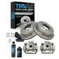 thumbnail image 1 of TRQ Rear Brake Calipers Ceramic Pads & Rotors For 2008-2015 Sequoia 07-15 Tundra BKA19228, 1 of 6