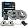 thumbnail image 1 of TRQ Rear Brake Calipers Ceramic Pads & Rotors Kit Fits 2003-2014 Volvo XC90 BKA19186, 1 of 6