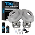 thumbnail image 1 of TRQ Rear Brake Calipers Ceramic Pads & Rotors Set Fits 2008-2015 Nissan Rogue BKA23584, 1 of 6