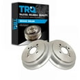 thumbnail image 1 of TRQ Rear Brake Drum Pair Set Compatible with 2002-2007 Suzuki Aerio / 1999-2002 Suzuki Esteem, 1 of 5