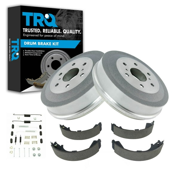 TRQ Rear Brake Drum Shoe & Hardware Kit Fits Select Chevy Silverado 1500 Truck