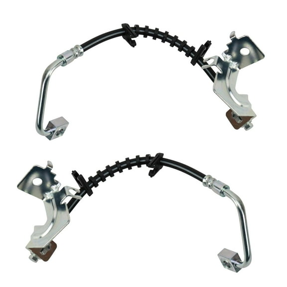 TRQ Rear Brake Hose Set BLA63907 Fits Select 2008-2011 Dodge Grand Caravan , 2009-2011 Volkswagen Routan , 2008-2011 Chrysler Town & Country