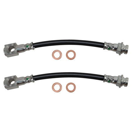 TRQ Rear Brake Hose Set Fits 1993-2002 Chevrolet Camaro Pontiac Firebird