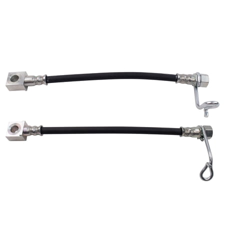 TRQ Rear Brake Hose Set Fits 2014-2017 Ram 2500