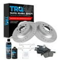 thumbnail image 1 of TRQ Rear Brake Pad & Performance Rotor Kit w/Chemicals for Volvo S60 S80 V70 BKA21318 Fits select: 2003-2007 VOLVO XC70, 2004-2007 VOLVO S60 2.5T, 1 of 6