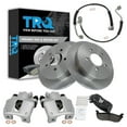 thumbnail image 1 of TRQ Rear Brake Pad & Rotor Kit Brake Caliper Brake Hose Brake Pads Brake Rotor Ceramic Fits Select 1997-2001 Ford Expedition 1998-2001 Lincoln Navigator, 1 of 4