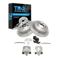 thumbnail image 1 of TRQ Rear Brake Pad & Rotor Kit Brake Caliper Brake Hose Brake Pads Brake Rotor Semi-Metallic Fits Select 2003-2005 Jeep Liberty, 1 of 4
