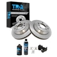 thumbnail image 1 of TRQ Rear Brake Pad & Rotor Kit BKA37058 Fits Select 2003-2010 Porsche Cayenne , 2007-2015 Audi Q7 , 2004-2010 Volkswagen Touareg, 1 of 4