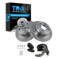 thumbnail image 1 of TRQ Rear Brake Pad & Rotor Kit Brake Pads Brake Rotor Parking Brake Shoe Set Semi-Metallic Fits Select 1998-1999 Toyota Avalon, 1 of 4