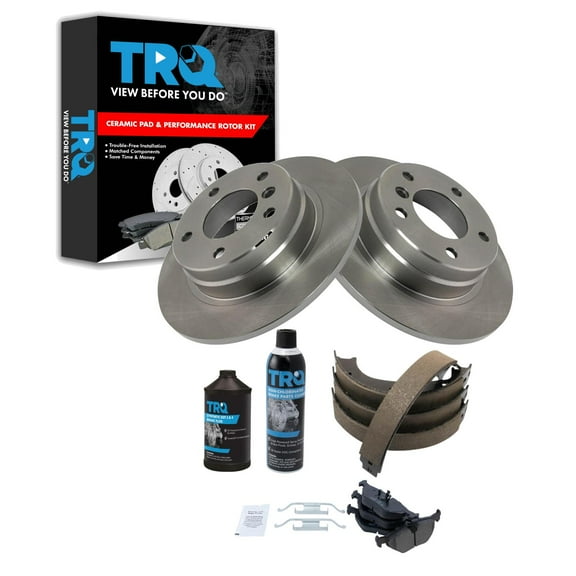 TRQ Rear Brake Pad & Rotor Kit BKA38403 Fits Select 1992-1998 BMW 318i , 1992-1997 BMW 318is , 1999-1999 BMW 323i , 1992-1995 BMW 325i , 1994-1995 BMW 325is , 1996-1998 BMW 328i , 1996-1999 BMW 328is