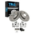 thumbnail image 1 of TRQ Rear Brake Pad & Rotor Kit Brake Caliper Brake Pads Brake Rotor Ceramic Fits Select 2007 Ford Focus, 1 of 4