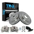 thumbnail image 1 of TRQ Rear Brake Pad & Rotor Kit Brake Caliper Brake Pads Brake Rotor Ceramic Fits Select 2006-2007 Cadillac CTS 2005-2011 STS, 1 of 4