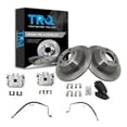 thumbnail image 1 of TRQ Rear Brake Pad & Rotor Kit Brake Caliper Brake Hose Brake Pads Brake Rotor Ceramic Fits Select 2010-2012 Hyundai Santa Fe 2011-2013 Kia Sorento, 1 of 4