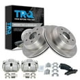 thumbnail image 1 of TRQ Rear Brake Pad & Rotor Kit Brake Caliper Brake Pads Brake Rotor Ceramic Fits Select 1998-2005 Chevrolet Blazer 1998-2001 GMC Jimmy, 1 of 4