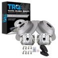 thumbnail image 1 of TRQ Rear Brake Pad & Rotor Kit Brake Caliper Brake Pads Brake Rotor Ceramic Premium G-Coated Fits Select 2010-2012 Hyundai Santa Fe 2011-2013 Kia Sorento, 1 of 6