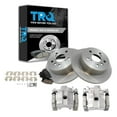 thumbnail image 1 of TRQ Rear Brake Pad & Rotor Kit Brake Caliper Brake Pads Brake Rotor Ceramic Solid Fits Select 2013-2015 Toyota Avalon 2012-2017 Camry, 1 of 6