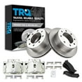 thumbnail image 1 of TRQ Rear Brake Pad & Rotor Kit Brake Caliper Brake Pads Brake Rotor Ceramic Vented Fits Select 2002-2006 Chevrolet Avalanche 2500 2001-2013 Suburban 2500 GMC Yukon XL 2500, 1 of 6
