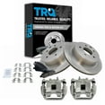 thumbnail image 1 of TRQ Rear Brake Pad & Rotor Kit Brake Caliper Brake Pads Brake Rotor Ceramic Vented Fits Select 2008-2013 Nissan Rogue 2014-2015 Rogue Select, 1 of 6