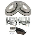 thumbnail image 1 of TRQ Rear Brake Pad & Rotor Kit Brake Caliper Brake Pads Brake Rotor Ceramic Vented Fits Select 2015-2017 Ford F-150, 1 of 6