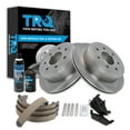 thumbnail image 1 of TRQ Rear Brake Pad & Rotor Kit Brake Chemical Kit Brake Pads Brake Rotor Parking Brake Shoe Set Semi-Metallic Fits 2009-2011 Ford F-150, 1 of 5