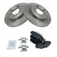 thumbnail image 1 of TRQ Rear Brake Pad & Rotor Kit Brake Pads Brake Rotor Ceramic Fits Select 1993-2007 Ford Taurus 1993-2002 Lincoln Continental 1993-2005 Mercury Sable, 1 of 4