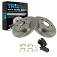 thumbnail image 1 of TRQ Rear Brake Pad & Rotor Kit Brake Pads Brake Rotor Ceramic Fits Select 2012-2016 Buick LaCrosse 2011-2017 Regal 2013-2015 Chevrolet Malibu 2016 Malibu Limited, 1 of 5