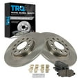 thumbnail image 1 of TRQ Rear Brake Pad & Rotor Kit Brake Pads Brake Rotor Ceramic Fits Select 2015-2017 Chrysler 200 2014-2021 Jeep Cherokee, 1 of 5