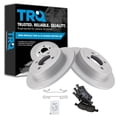 thumbnail image 1 of TRQ Rear Brake Pad & Rotor Kit Brake Pads Brake Rotor Ceramic Premium G-Coated Fits Select 2002-2006 Mini Cooper, 1 of 6