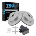 thumbnail image 1 of TRQ Rear Brake Pad & Rotor Kit Brake Pads Brake Rotor Ceramic Premium G-Coated Fits Select 2008-2014 Subaru Impreza 2015-2017 WRX STI, 1 of 6