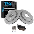 thumbnail image 1 of TRQ Rear Brake Pad & Rotor Kit Brake Pads Brake Rotor Ceramic Premium G-Coated Fits Select 2015-2017 Ford F-150, 1 of 6