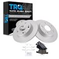 thumbnail image 1 of TRQ Rear Brake Pad & Rotor Kit Brake Pads Brake Rotor Ceramic Solid Premium G-Coated Fits Select 2020-2021 Honda Civic 2019-2021 Insight, 1 of 6