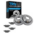 thumbnail image 1 of TRQ Rear Brake Pad & Rotor Kit Brake Pads Brake Rotor Semi-Metallic Fits Select 2001-2003 BMW 525i 1997-2000 528i 530i 1997-2003 540i, 1 of 5