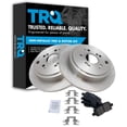 thumbnail image 1 of TRQ Rear Brake Pad & Rotor Kit Brake Pads Brake Rotor Semi-Metallic Fits Select 2001-2006 Acura MDX 2003-2008 Honda Pilot, 1 of 5
