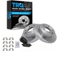 thumbnail image 1 of TRQ Rear Brake Pad & Rotor Kit Brake Pads Brake Rotor Semi-Metallic Fits Select 2002-2022 Nissan Altima 2011-2017 Juke 2004-2018 Maxima 2013-2019 Sentra, 1 of 6