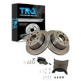 thumbnail image 1 of TRQ Rear Brake Pad & Rotor Kit Brake Pads Brake Rotor Parking Brake Shoe Set Ceramic Fits Select 2014-2021 Ram ProMaster 1500 ProMaster 2500 ProMaster 3500, 1 of 4