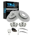 thumbnail image 1 of TRQ Rear Brake Pad and Rotor Set Ceramic 328mm Rotors Calipers Fits 2012-2016 Chrysler Town and Country 2012-2018 Dodge Grand Caravan 2013-2015 Ram Cargo Van, 1 of 5