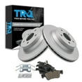 thumbnail image 1 of TRQ Rear Brake Pad and Rotor Set Ceramic G Coated Rotors Fits 2015-2016 Mercedes-Benz CLS400 2006 CLS500 2007-2011 CLS550 2003-2006 E320 E500 2006-2016 E350 2013-2016 E400 2007-2009 E550, 1 of 5