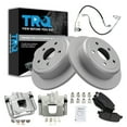 thumbnail image 1 of TRQ Rear Brake Pad and Rotor Set Ceramic Coated Rotors Calipers Fits 2008-2012 Jeep Wrangler, 1 of 5
