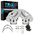thumbnail image 1 of TRQ Rear Brake Pad and Rotor Set Ceramic Coated Rotors Calipers Fits 2009-2013 Toyota Matrix, 1 of 5