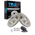 thumbnail image 1 of TRQ Rear Brake Pad and Rotor Set Ceramic Fits 2017-2020 Tesla 3, 1 of 5