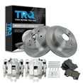 thumbnail image 1 of TRQ Rear Brake Pad and Rotor Set Ceramic Rotors Calipers Fits 2011-2013 Infiniti M37 M56 2014-2019 Q50 2017-2018 Q60 2014-2017 Q70 2016-2018 Q70L, 1 of 5