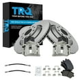 thumbnail image 1 of TRQ Rear Brake Pad and Rotor Set Semi Metallic Coated Rotors Calipers Fits 2010-2016 Volkswagen CC, 1 of 5