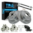 thumbnail image 1 of TRQ Rear Brake Pad and Rotor Set Semi Metallic Rotors Calipers Hoses Fits 1999-2004 Jeep Grand Cherokee, 1 of 5