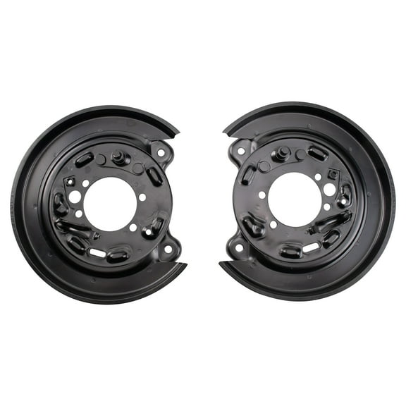 TRQ Rear Brake Rotor Backing Plate Fits Select 98-08 Forester 93-07 Impreza 92-97 Legacy