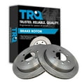 thumbnail image 1 of TRQ Rear Brake Rotors Set Solid Fits Select 2007-2017 Ford Expedition Lincoln Navigator, 1 of 5