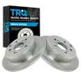 thumbnail image 1 of TRQ Rear Brake Rotors Set Solid Fits Select 2009-2010 Pontiac Vibe 2009-2013 Toyota Matrix, 1 of 5