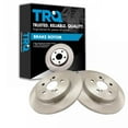 thumbnail image 1 of TRQ Rear Brake Rotors Set Solid Fits Select 2019-2020 Toyota Corolla, 1 of 5