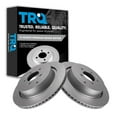thumbnail image 1 of TRQ Rear Brake Rotors Set Vented Premium G-Coated Fits Select 2005-2009 Land Rover LR3 2010-2016 LR4 2006-2013 Range Rover Sport, 1 of 6